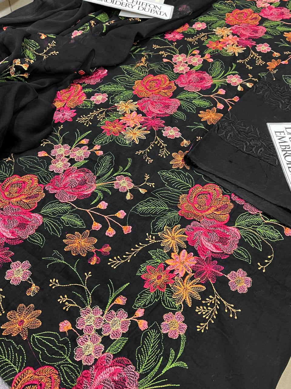 DFW-1266 Bareeze Heavy Embroidery 3PC Lawn Suit