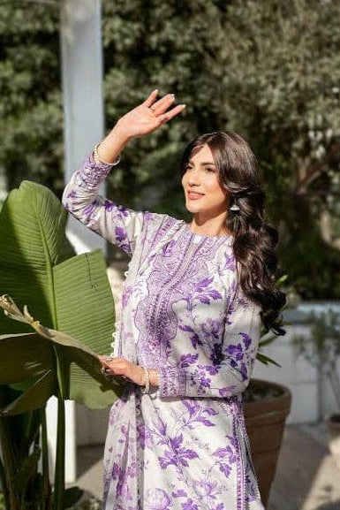 DFW-1104 Aneelas Embroidery 3PC Khaddar Suit