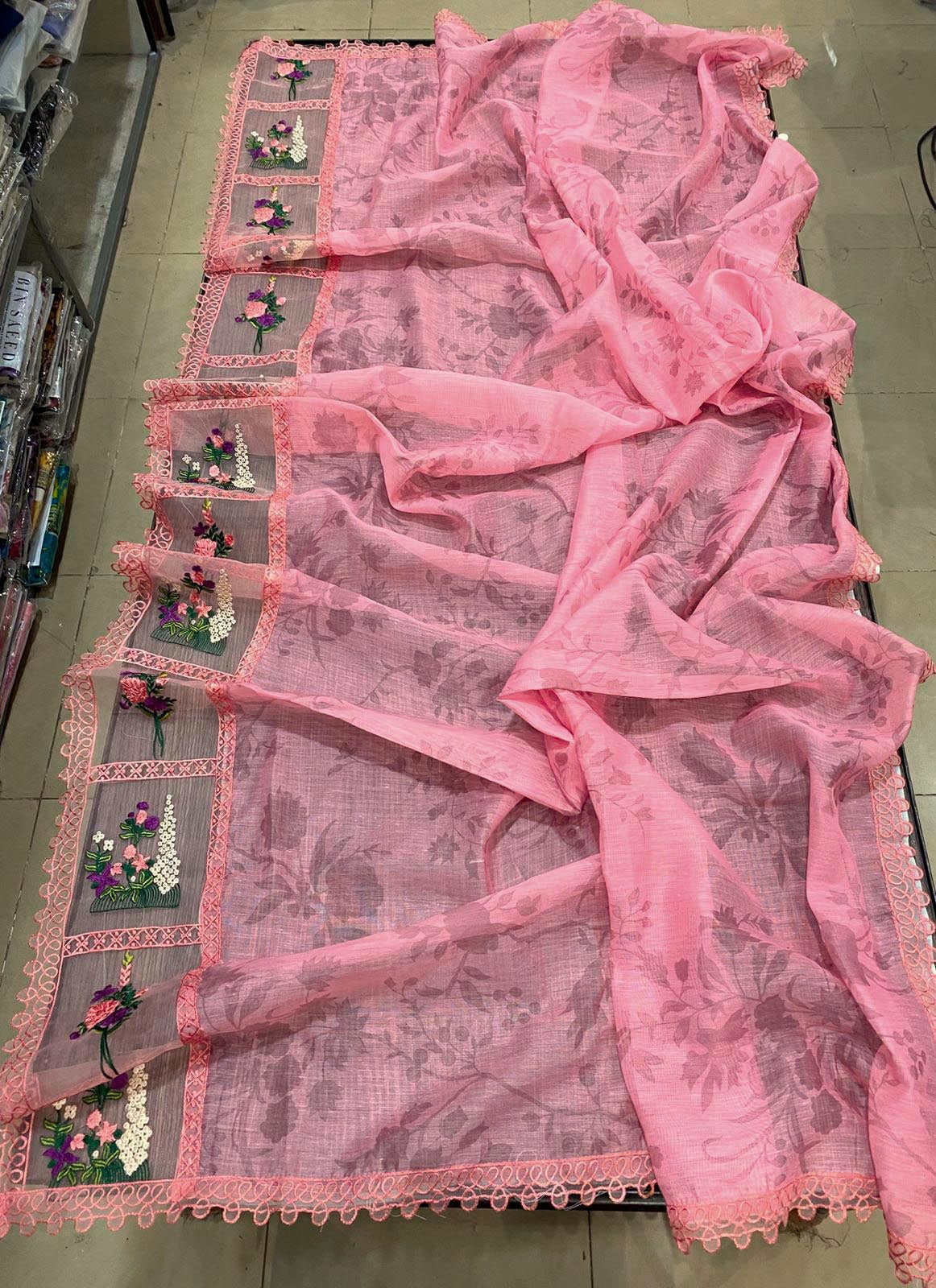 DFW-1334 Crimson Embroidery 3PC Lawn Suit