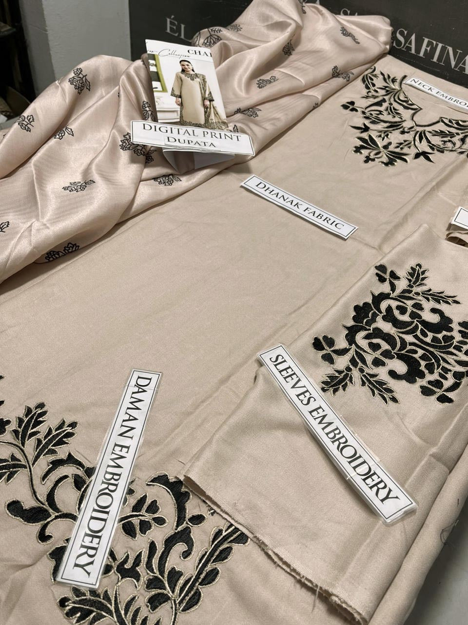 DFW-1080 Charizma Embroidery 3PC Dhanak Suit