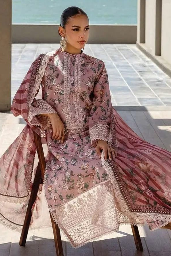 DFW-1117 Zainab Chottani Embroidery 3PC Karandi Suit