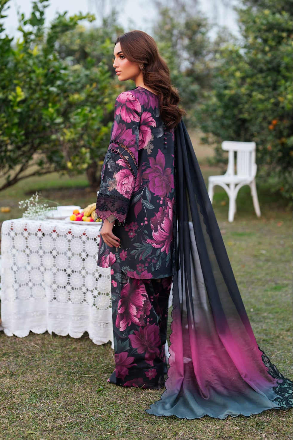 DFW-1106 Iznik Embroidery 3PC Karandi Suit