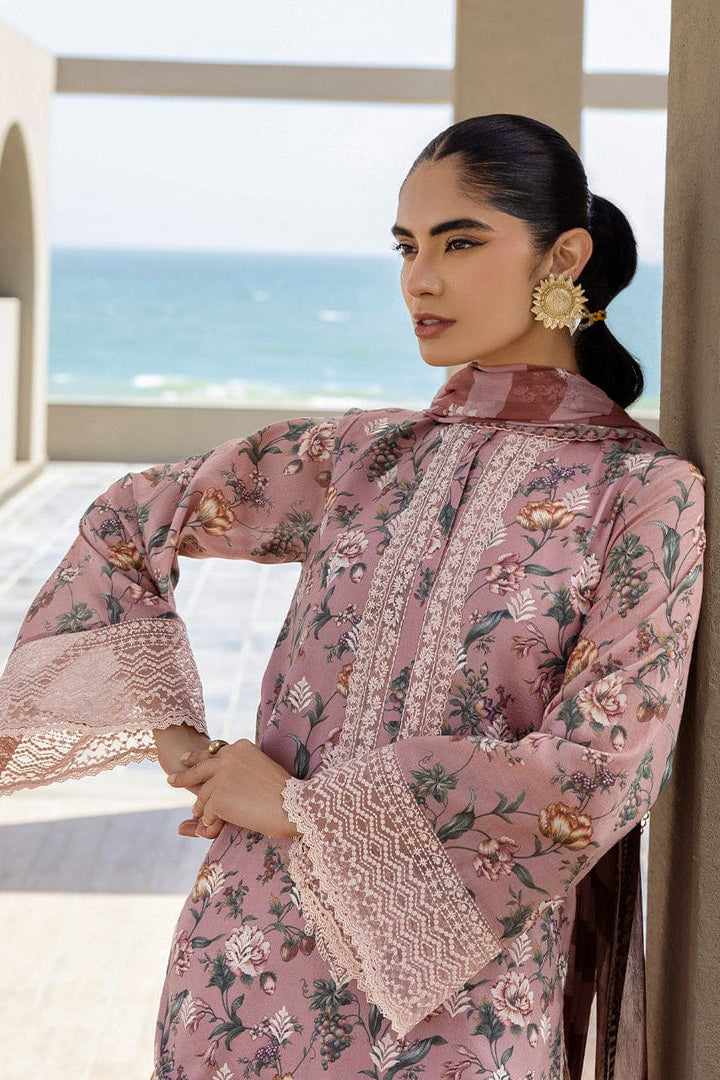 DFW-1117 Zainab Chottani Embroidery 3PC Karandi Suit