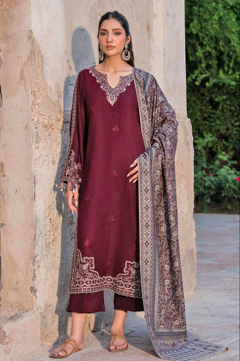 DFW-1118 Izel Embroidery 3PC Dhanak Suit