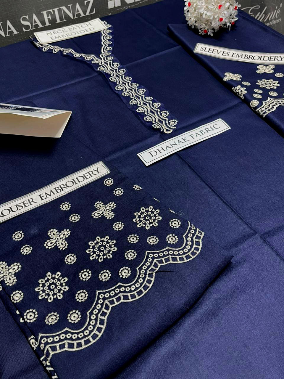 DFW-1163 Urge Embroidery 2PC Dhanak Suit