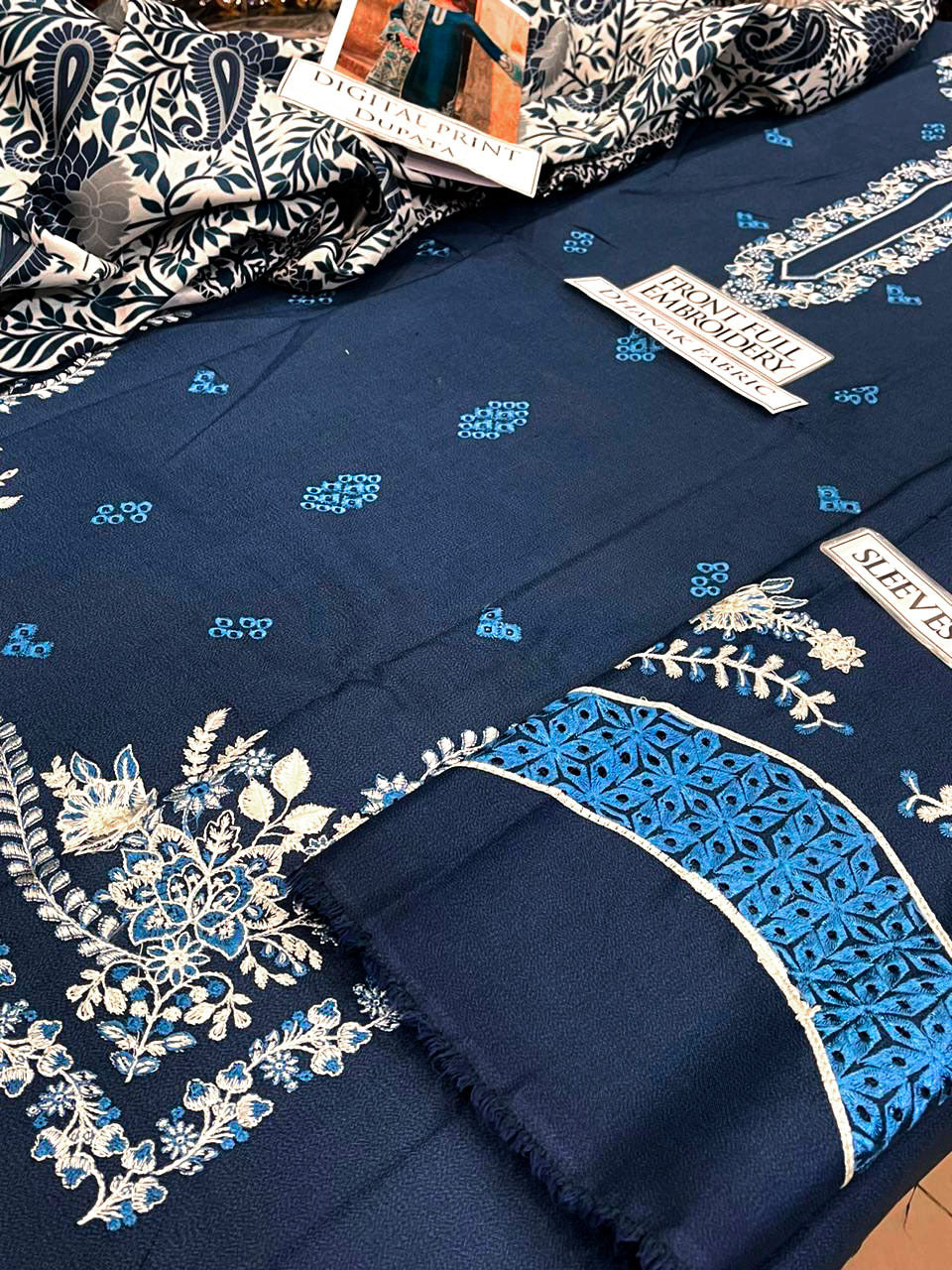 DFW-1212 Izel Embroidery 3PC Dhanak Suit