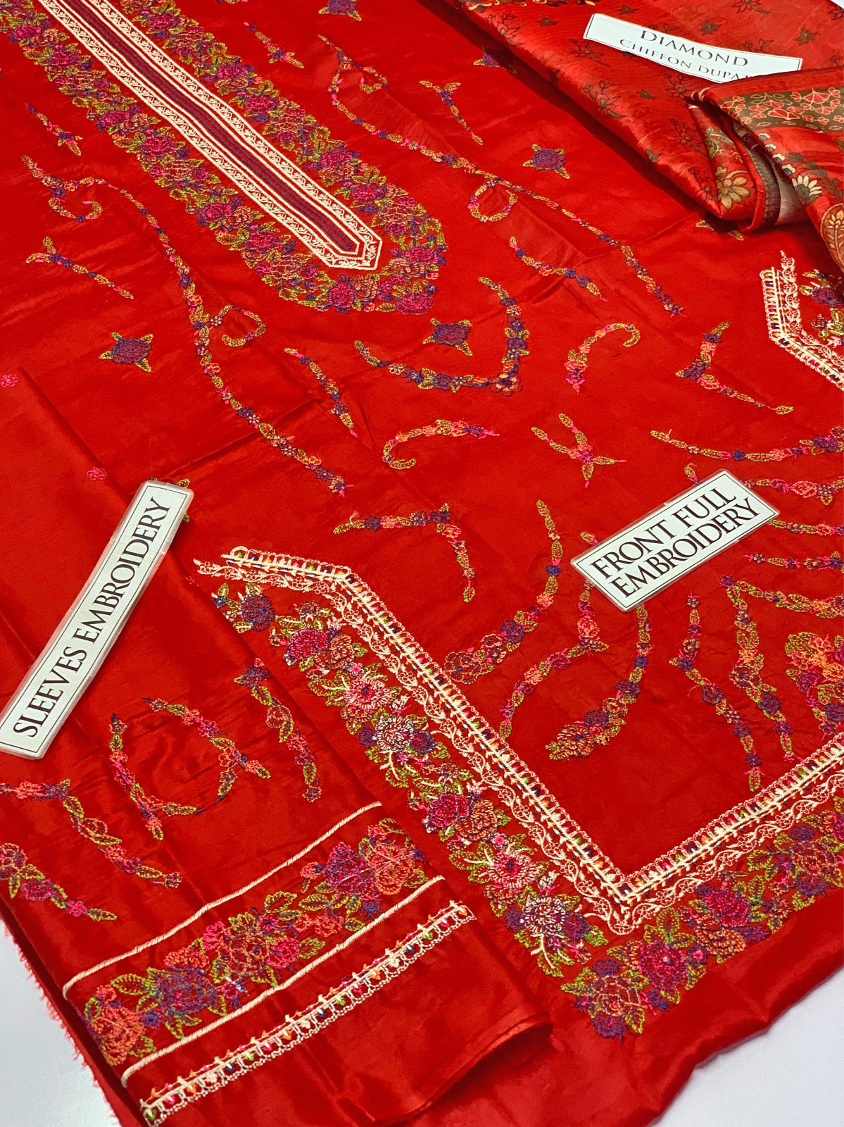 DFW-591 Zara Shah Jahan Heavy Embroidery 3Pc Lawn Suit