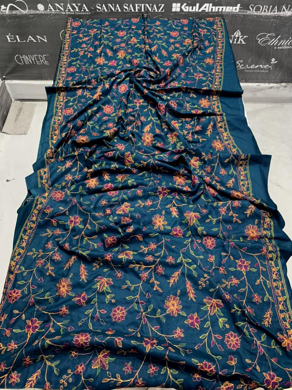 DFW-1059 Bareeze Embroidery 3PC Dhanak Suit