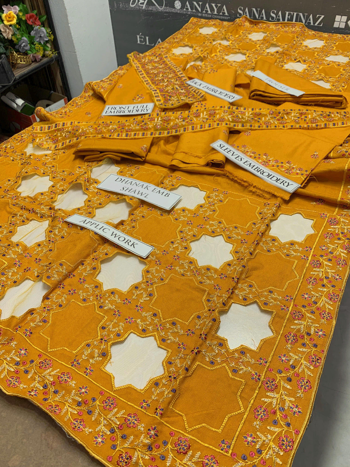 DFW-902 Noor Eman Heavy Embroidery 3PC Dhanak Suit