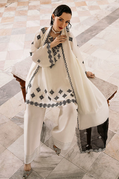 DFW - 865 Sapphire Heavy Embroidery 3Pc Lawn Suit