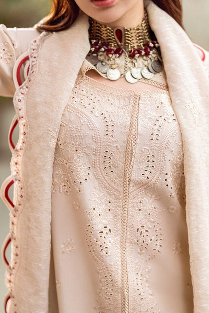 DFW-883 Qalamkar Heavy Embroidery 3PC Lawn Suit