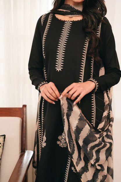 DFW-1144 Mahmair Embroidery 3PC Dhanak Suit