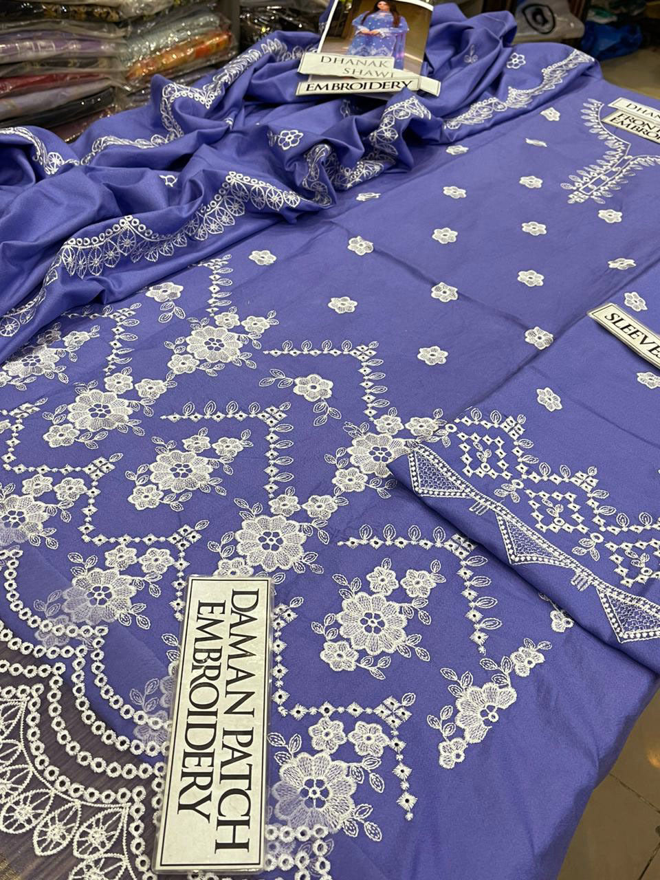 DFW-1236 Libaas Embroidery 3PC Dhanak Suit