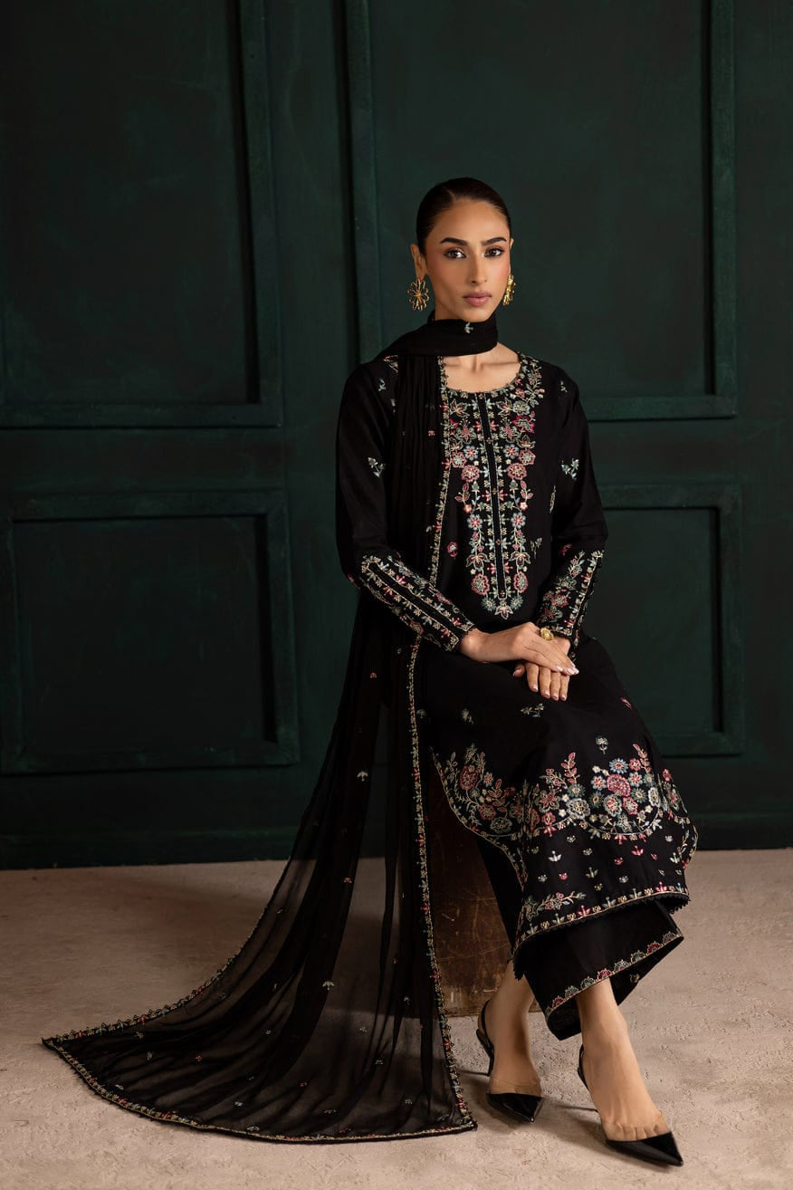 DFW-1237 Batik Embroidery 3PC Dhanak Suit