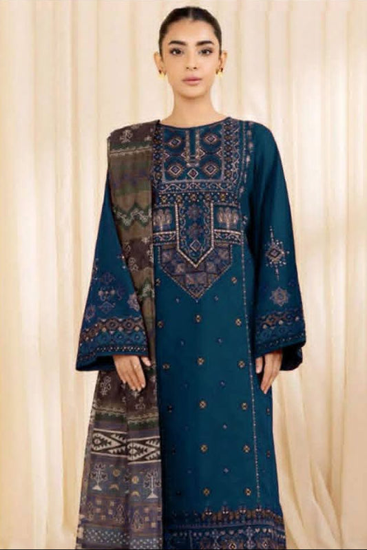 DFW-1313 Sapphire Embroidery 3PC Lawn Suit