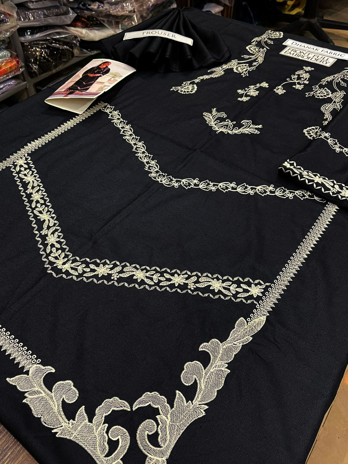 DFW-1240 Sobia Nazir Embroidery 2PC Dhanak Suit