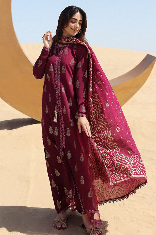 DFW-395 Cross Stich Heavy Embroidery 3Pc Lawn Suit