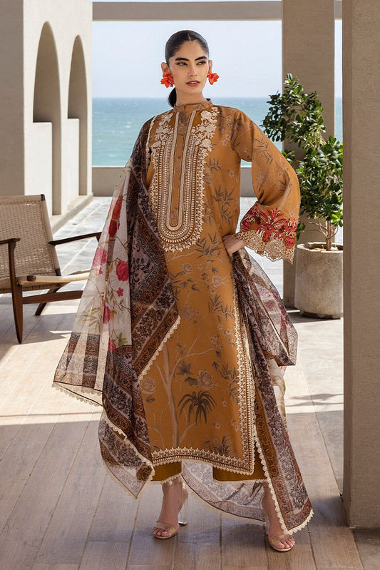 DFW-1178 Zainab Chottani Embroidery 3PC Karandi Suit