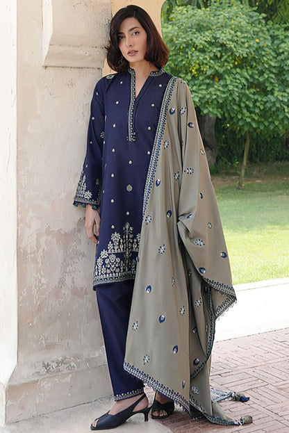 DFW-112 Urge Luxury Unstitched Embroided Lawn Dress