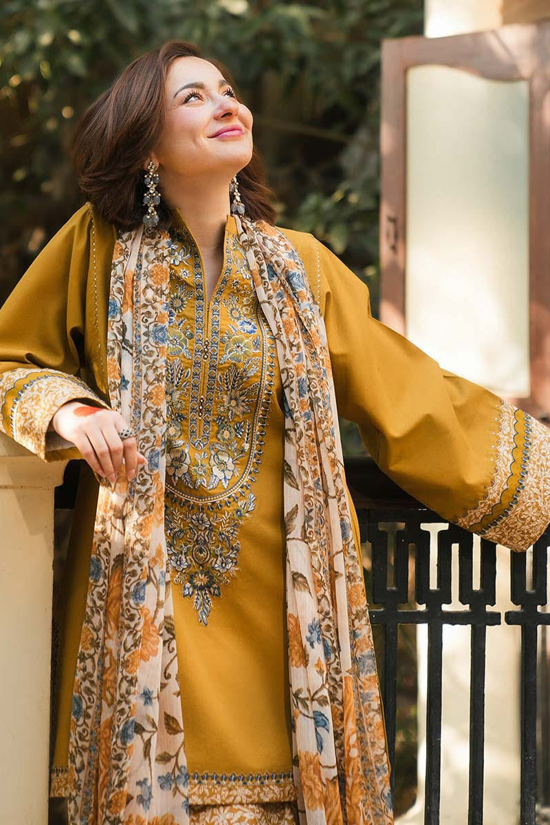 DFW-1127 Sapphire Embroidery 3PC Karandi Suit