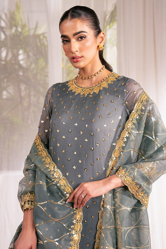 DFW-889 Cross Stitch Heavy Embroidery 3PC Dhanak Suit