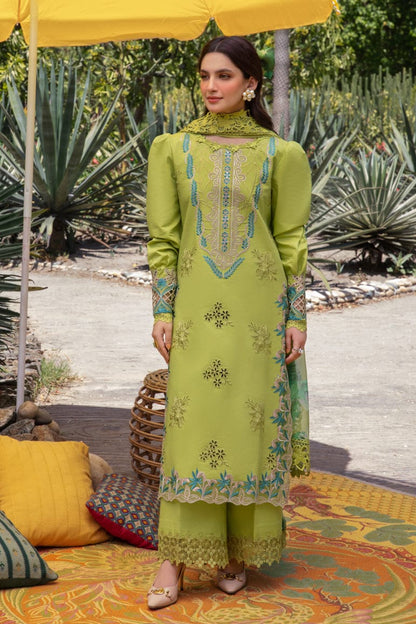 DFW-1238 Rang Rasiya Embroidery 3PC Dhanak Suit