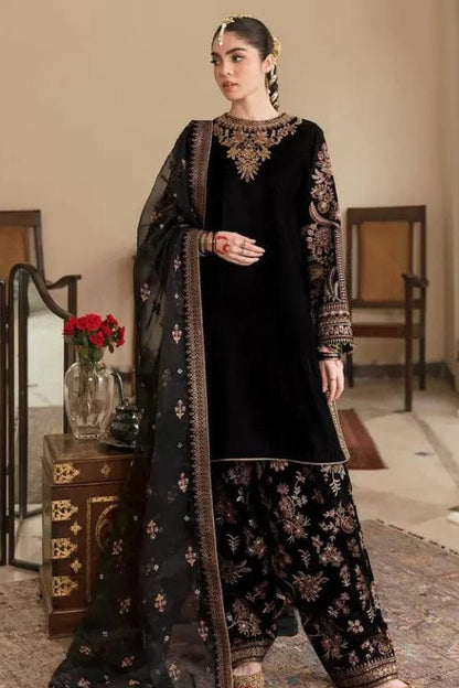 DFW-1146 Baroque Embroidery 3PC Dhanak Suit