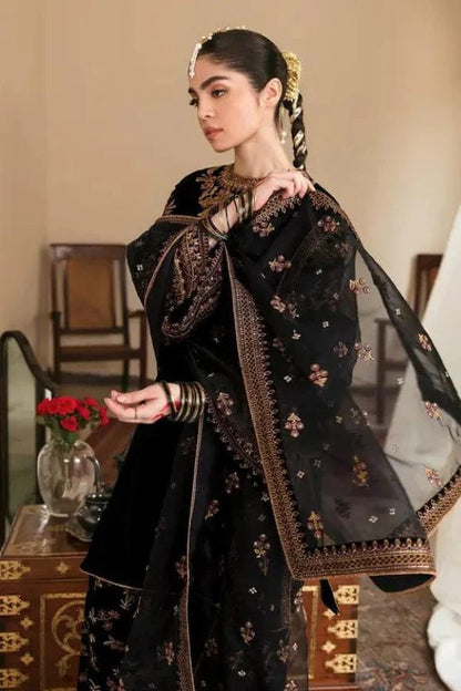 DFW-1146 Baroque Embroidery 3PC Dhanak Suit