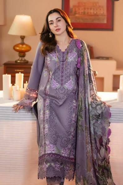 DFW-926 Jade Heavy Embroidery 3PC Dhanak Suit