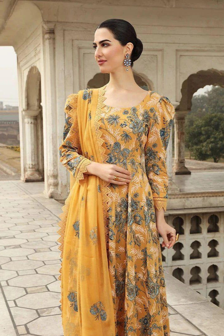 DFW-478 Bareeze Heavy Embroidery 3Pc Lawn Suit