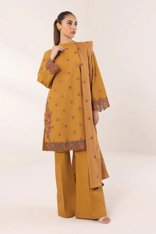 DFW-1241 Sapphire Embroidery 3PC Dhanak Suit