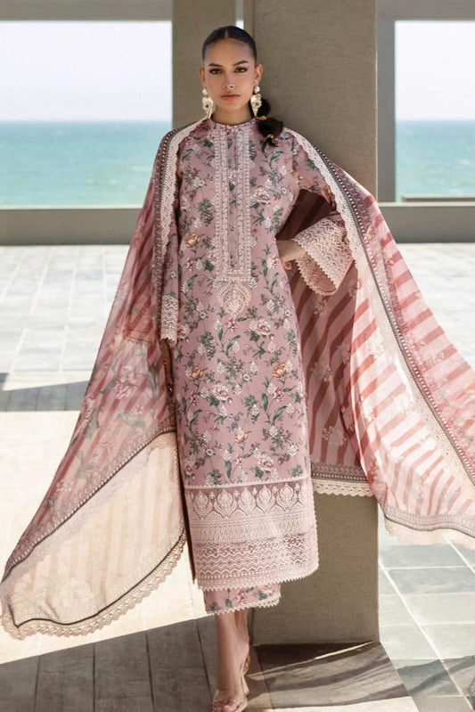 DFW-1214 Zainab Chottani Embroidery 3PC Karandi Suit