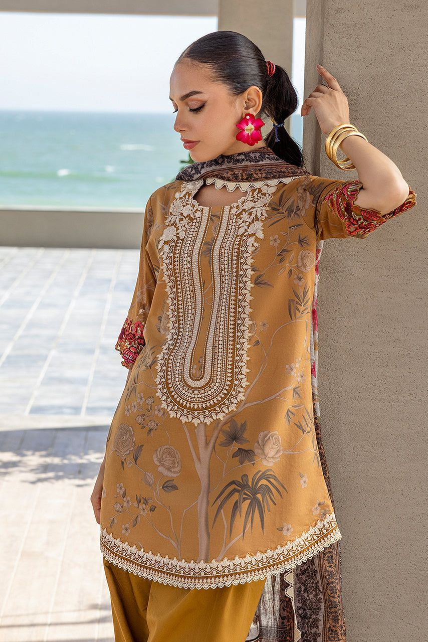 DFW-1178 Zainab Chottani Embroidery 3PC Karandi Suit