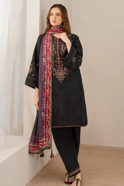 DFW-1172 Jazmin Embroidery 3PC Dhanak Suit