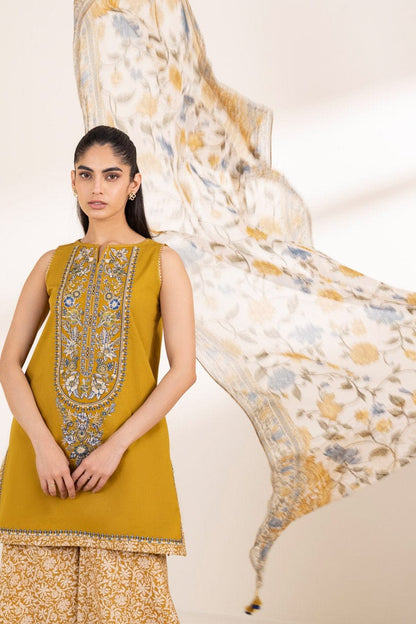 DFW-1127 Sapphire Embroidery 3PC Karandi Suit