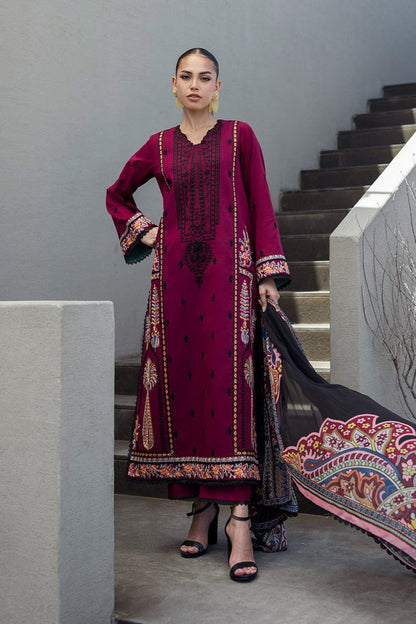 DFW-1026 Zainab Chottani Embroidery 3PC Dhanak Suit
