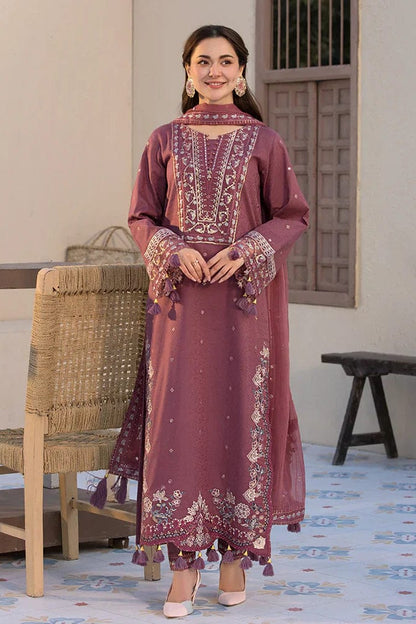 DFW-1132 Jade Embroidery 3PC Dhanak Suit