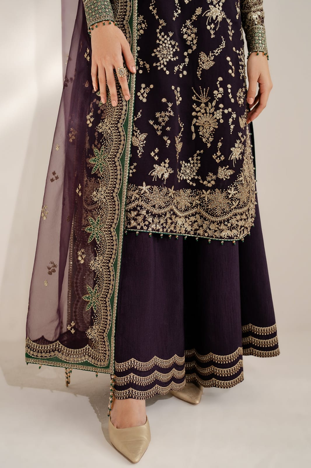 DFW-920 Jazmin Heavy Embroidery 3PC Dhanak Suit