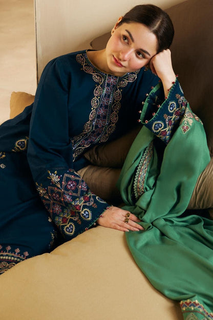 DFW-412 Zara Shah Jahan Heavy Embroidery 3Pc Lawn Suit