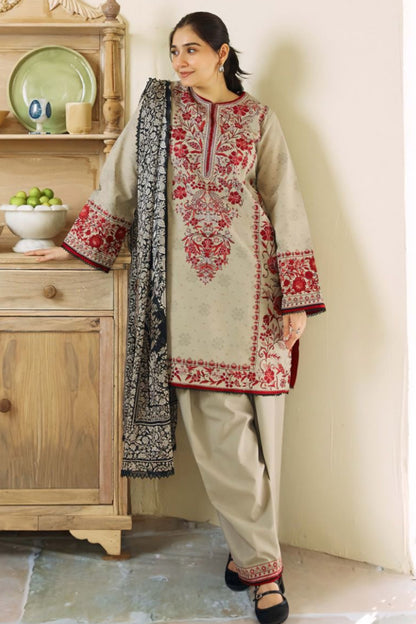 DFW-154 Zara Shah Jahan Unstitched Embroidery Lawn Dress