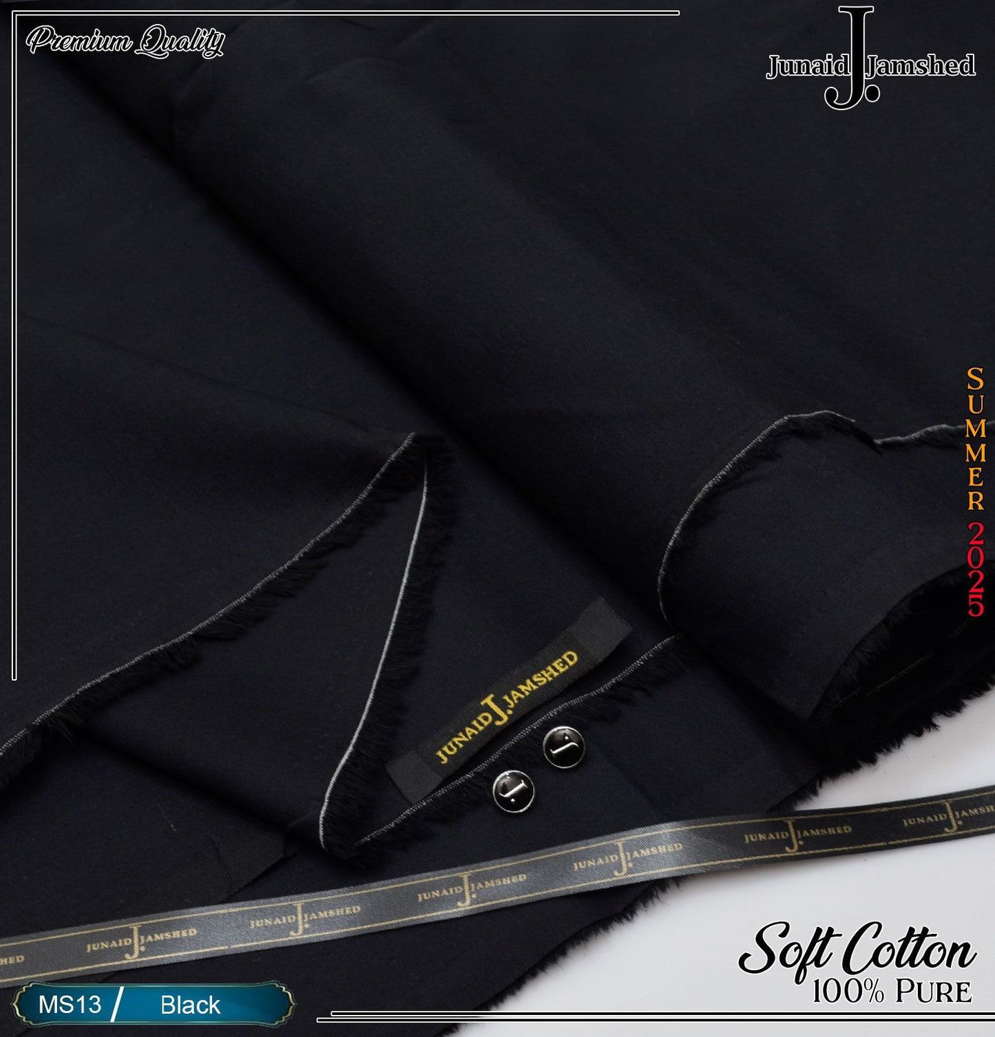 DFM-300 Junaid Jamshed Unstitched Soft Cotton Suit