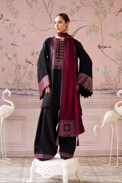 DFW-1148 Vanya Embroidery 3PC Dhanak Suit