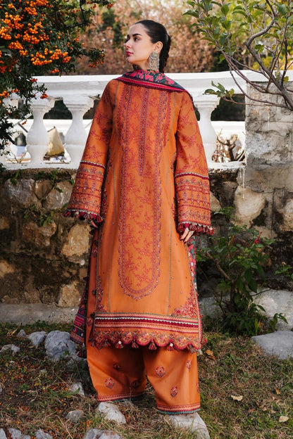 DFW-1188 Hussain Rehar Embroidery 3PC Dhanak Suit