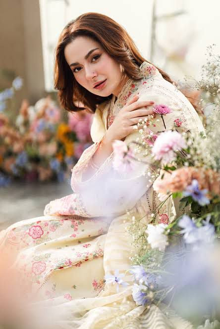 DFW-885 Qalamkar Nazir Heavy Embroidery 3PC Lawn Suit