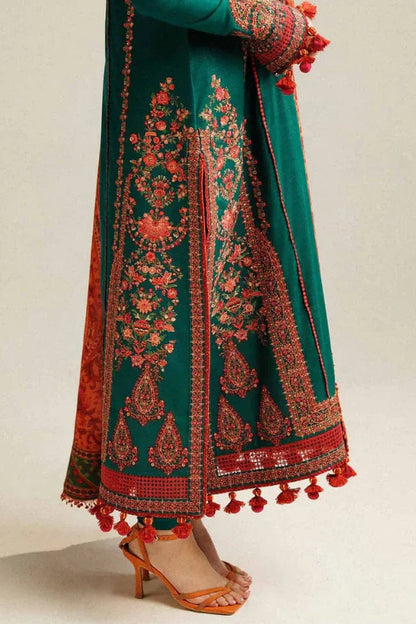 DFW-1003 Hussain Rehar Embroidery 3PC Dhanak Suit