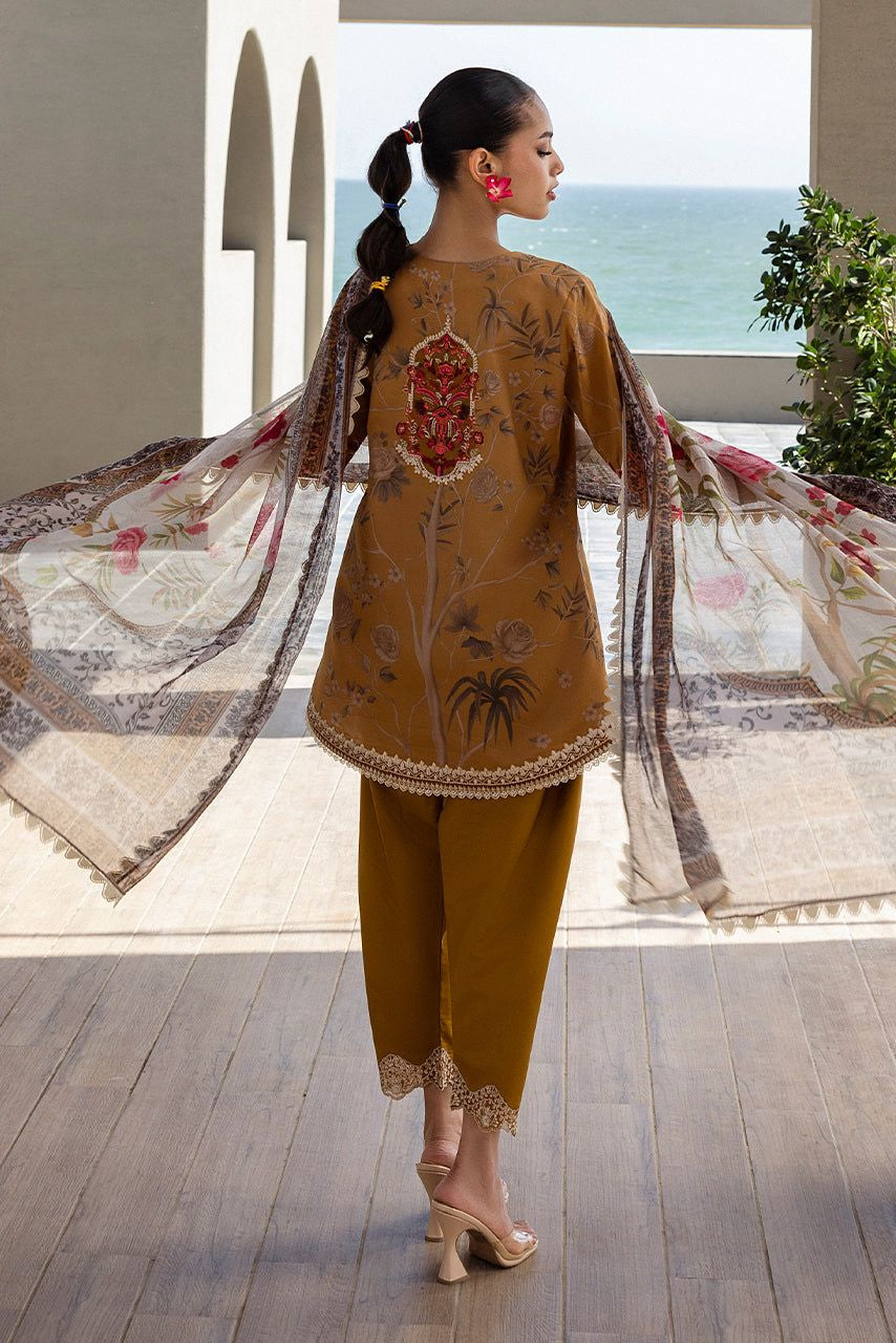 DFW-1178 Zainab Chottani Embroidery 3PC Karandi Suit