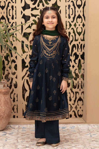 DFW-326E Maria B Heavy Embroidery 2Pc Lawn Suit