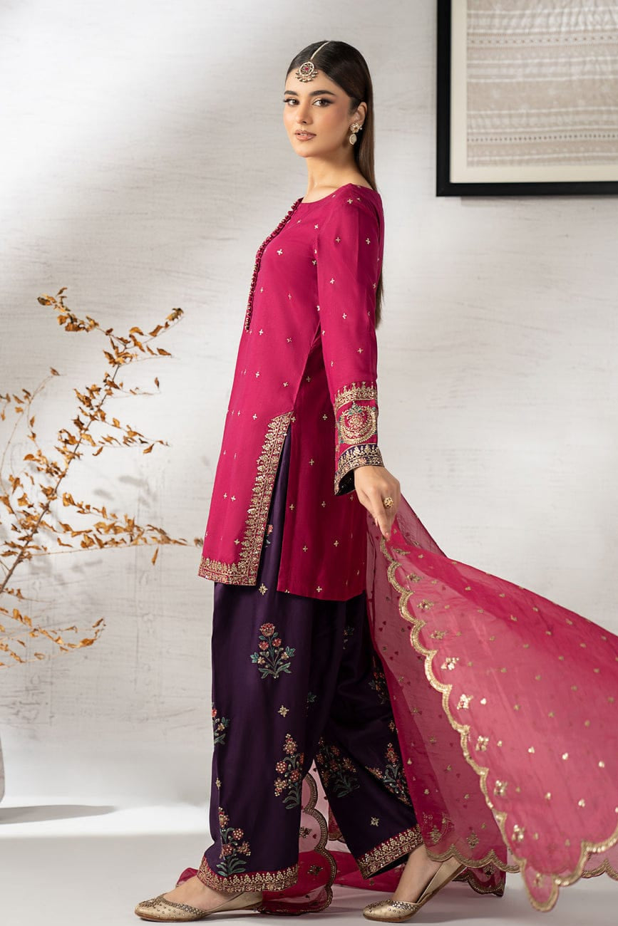 DFW-1350 Maria B Embroidery 3PC Lawn Suit