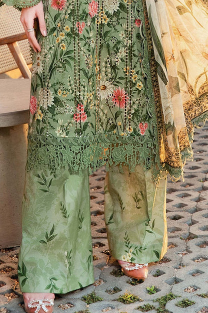 DFW-1070 Maria B Embroidery 3PC Khaddar Suit