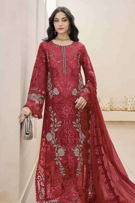 DFW-1299 Maria B Heavy Embroidery 3PC Lawn Suit